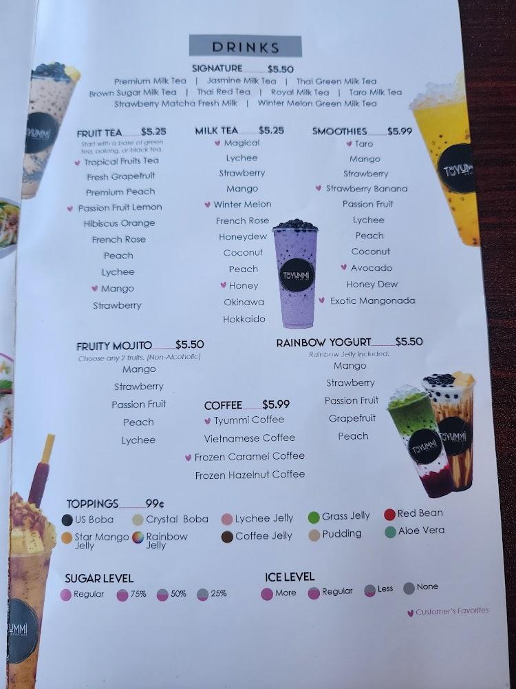 Tyummi Cafe & Pho Bowl Menu image 4